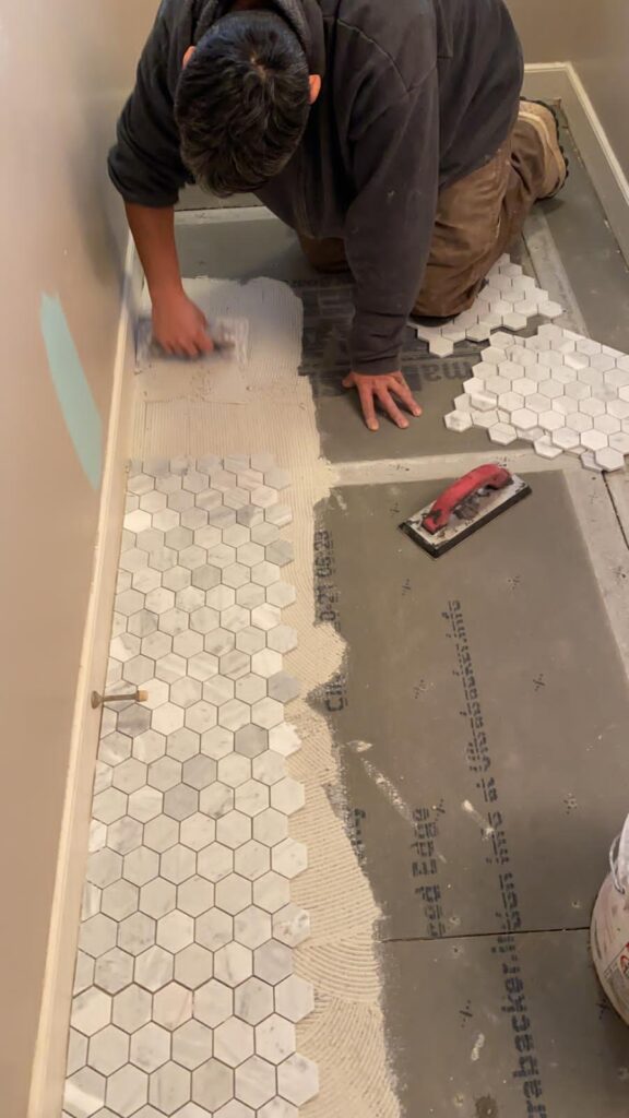 tile installation bathroom remodeling at Minnesota